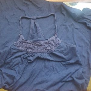 Navy blue summer dress